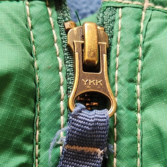 MINI BODEN Kids Puffer Jacket Size 5 Green Quilted Flannel Lined Full Zip Winter - Picture 11 of 11